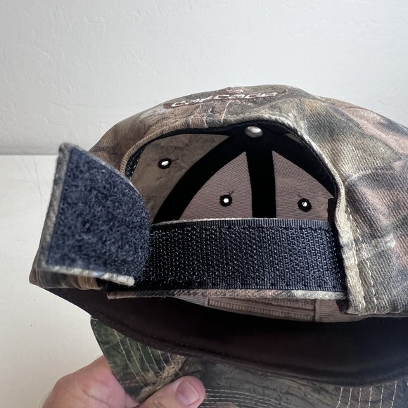 Cascade Advantage Timber Camo Hat Cap Strapback Outdoor American Flag Hunting - Picture 4 of 8